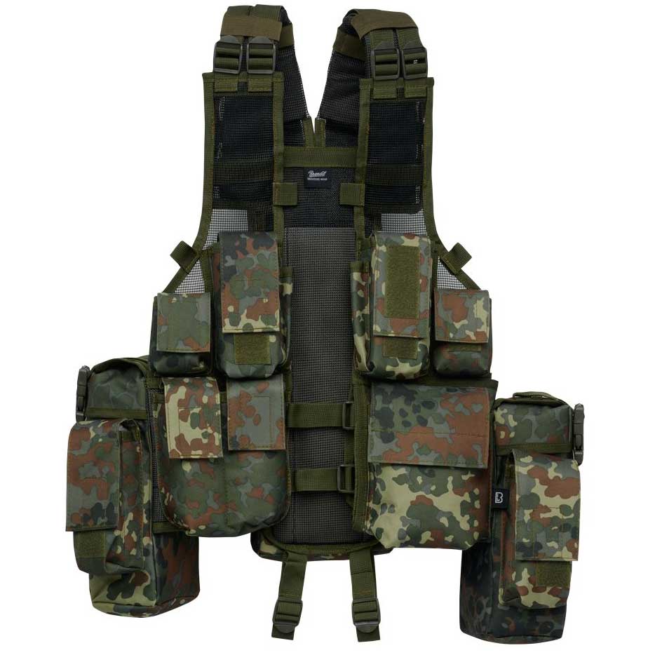 Brandit Tactical Vest taktikai mellény - Flecktarn