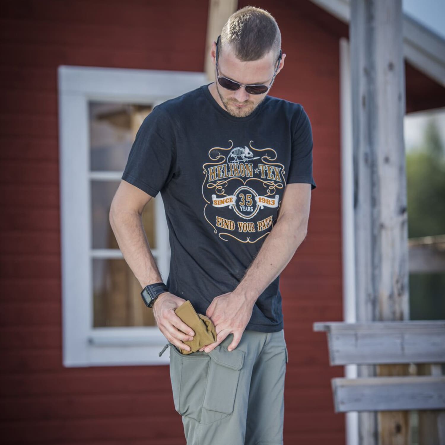 Helikon Folding Outdoor Cap baseball sapka - Coyote