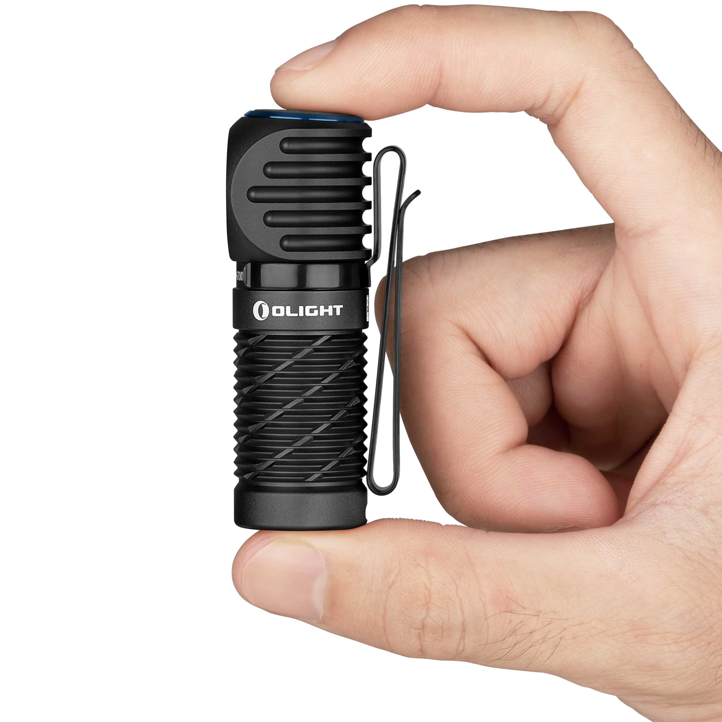 Olight Perun 2 Mini Cool White Black pántos fej- és derékszögű lámpa - 1100 lumen