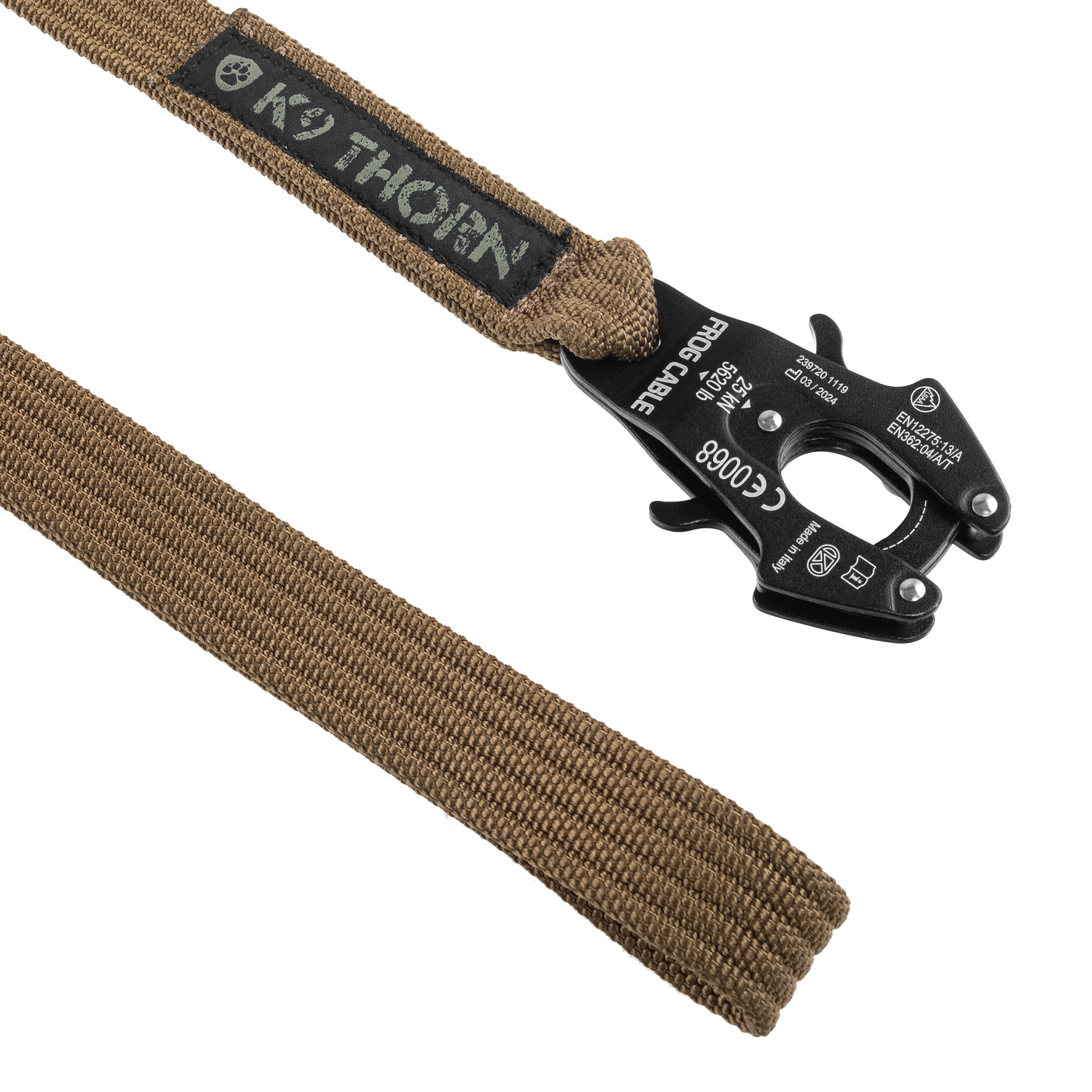 K9 Thorn Kong Frog póráz Coyote - 150 cm