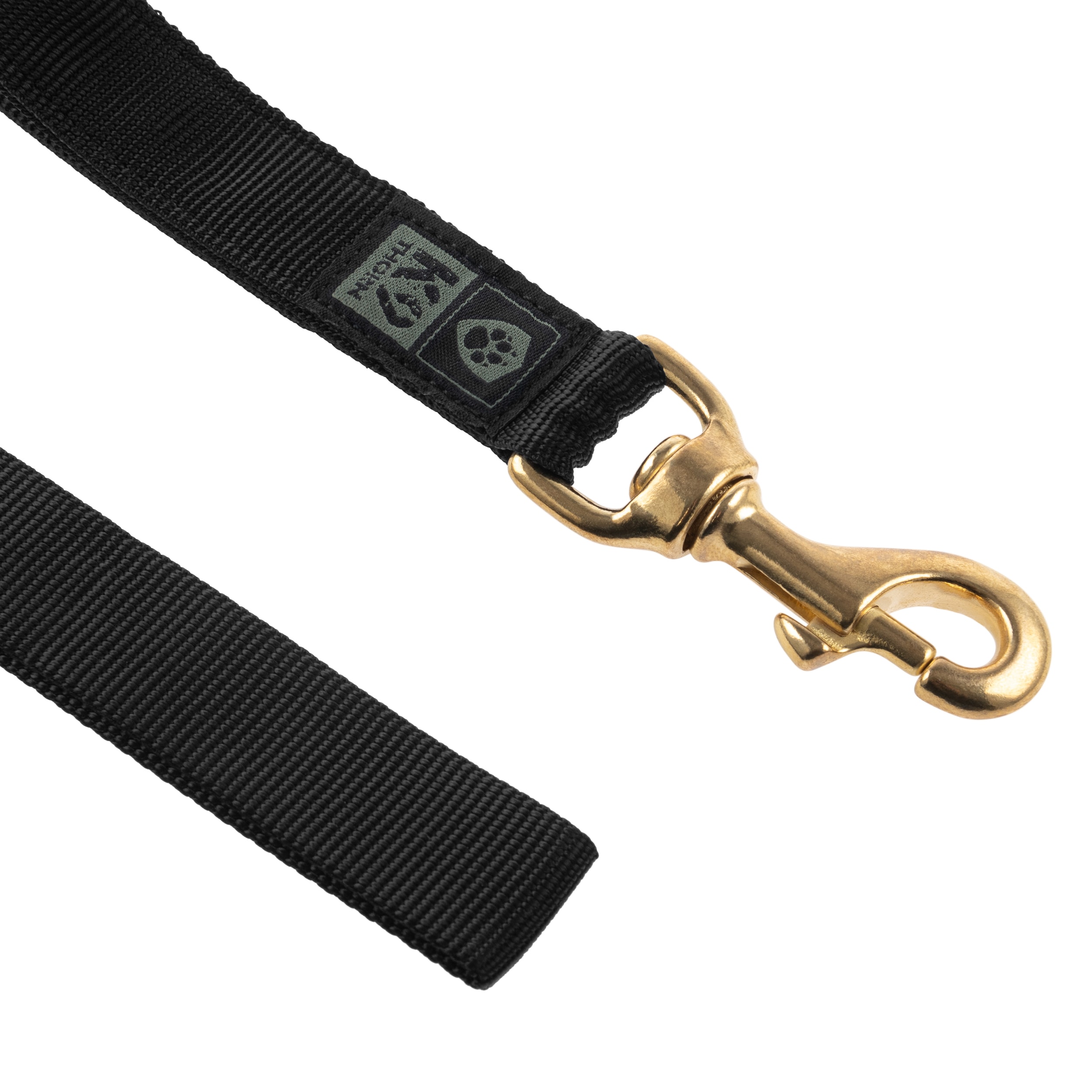 K9 Thorn póráz lengéscsillapítóval fekete - 150 cm