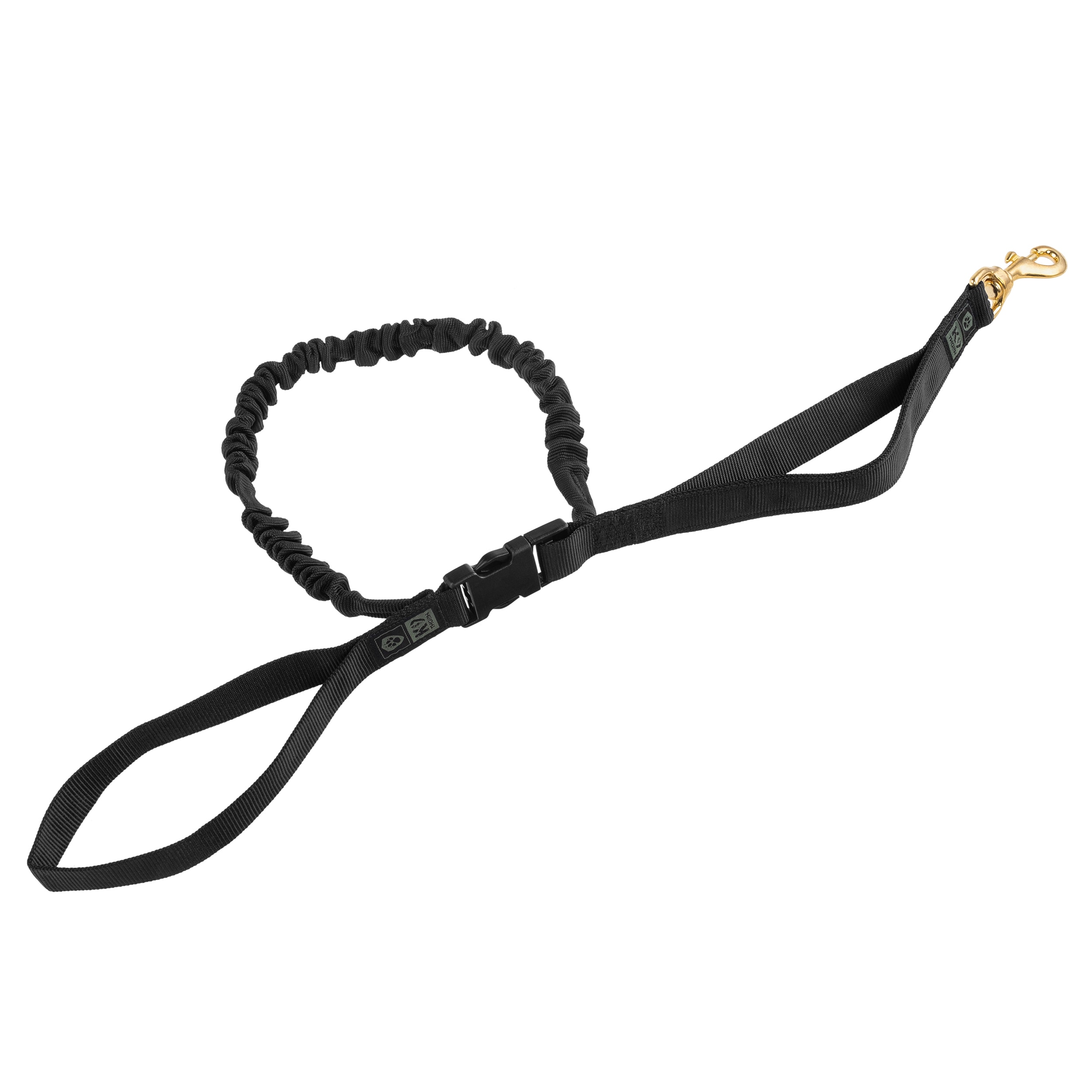 K9 Thorn póráz lengéscsillapítóval Fekete - 272 cm