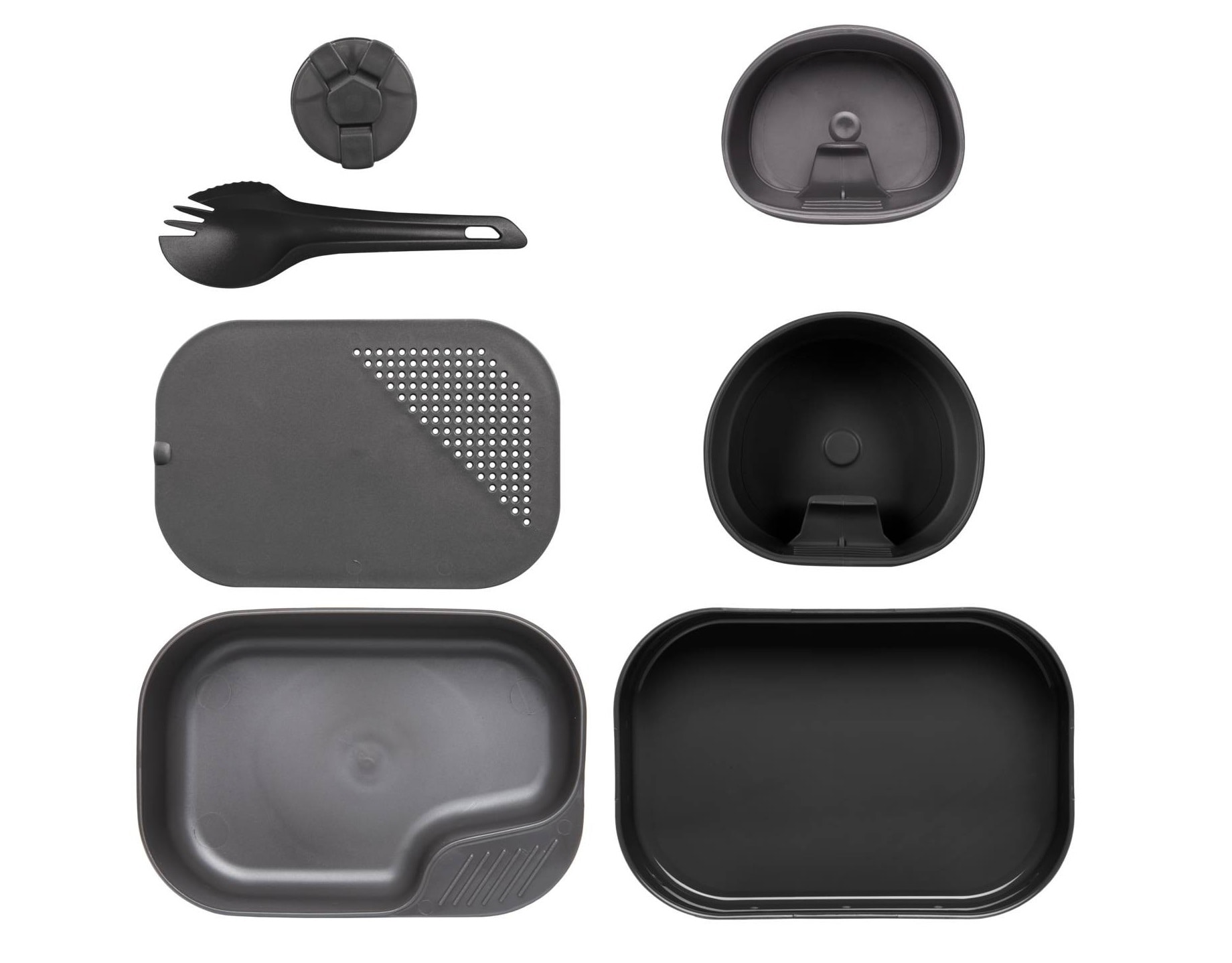 Wildo Camp-A-Box Complete kemping edénykészlet - Black/Dark Grey
