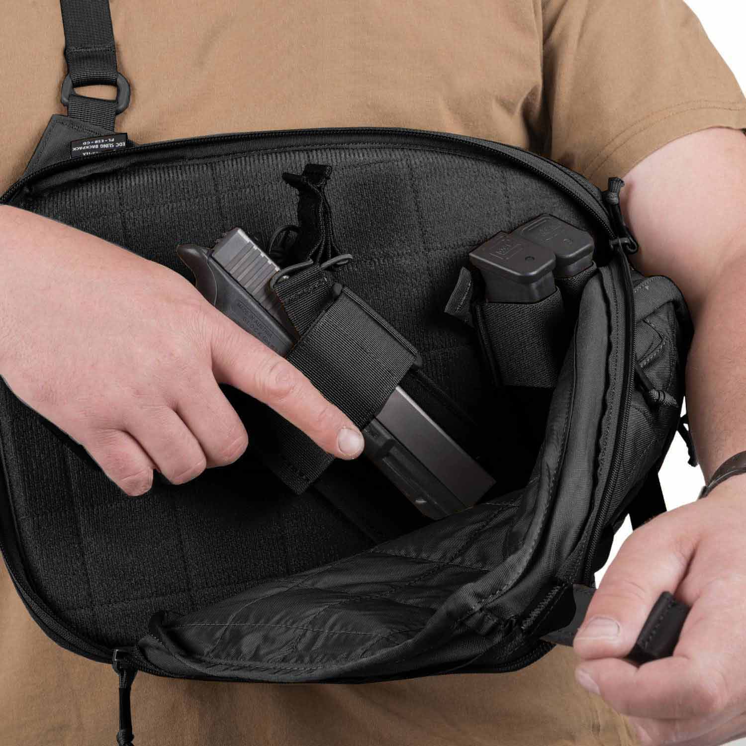 Helikon EDC Sling Cordura hátizsák 6,5 l - Black