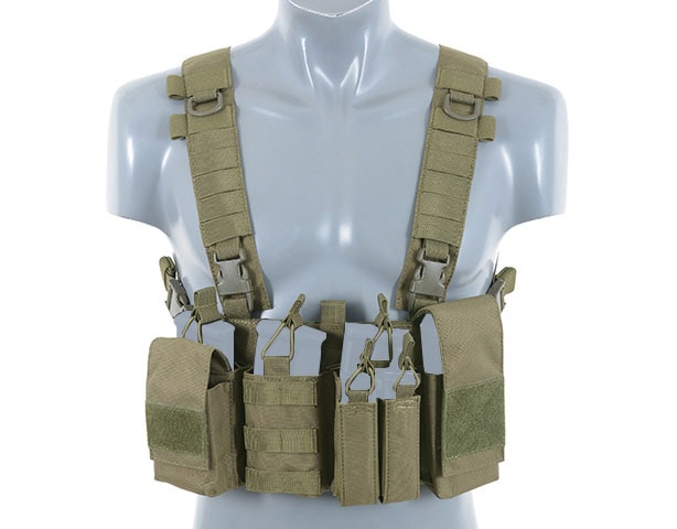 8Fields Buckle Up Chest Rig V3 taktikai mellény - olive