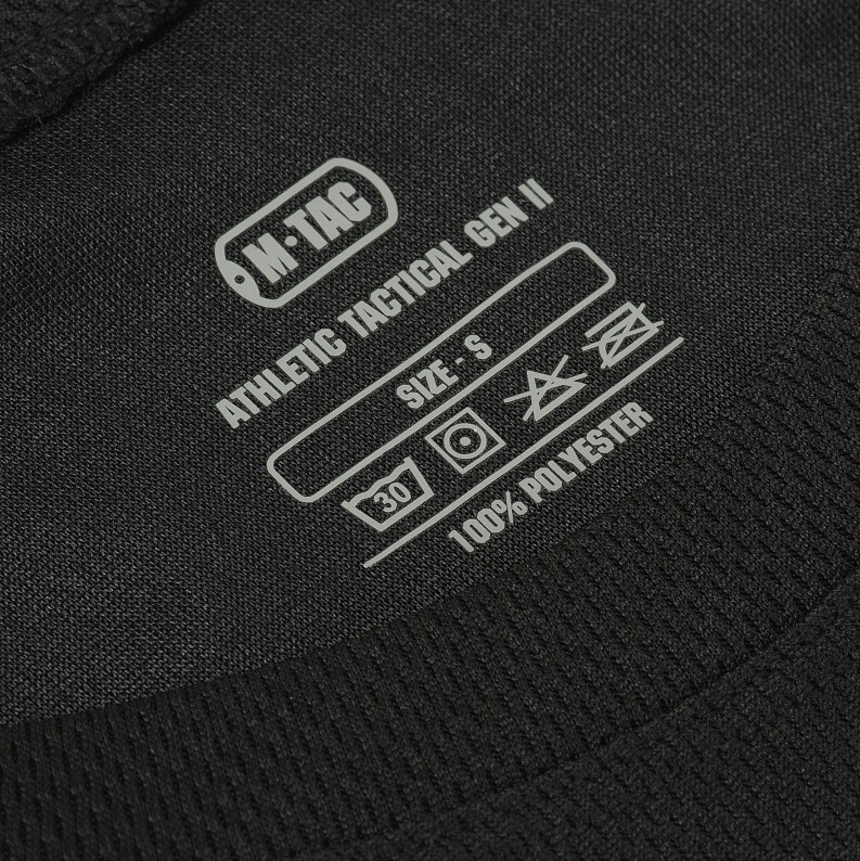 M-Tac Athletic T-Shirt Gen.2 thermoaktív póló - Black