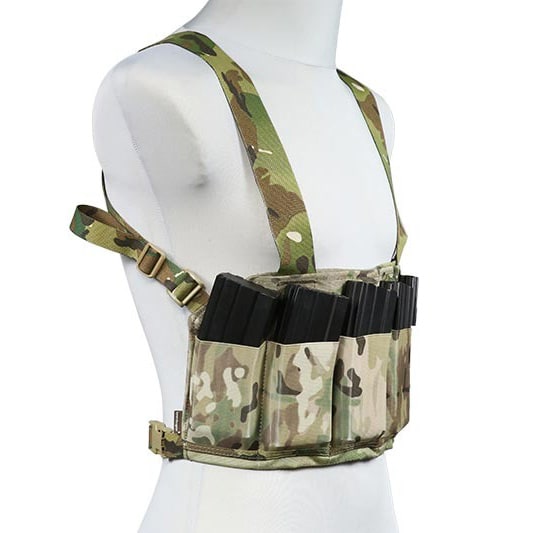 Emerson Speed Chest Rig alacsony profilú mellény - Arid MC Camo