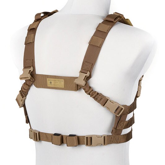 Chest Rig Emerson Low Profile taktikai mellény - Coyote Brown