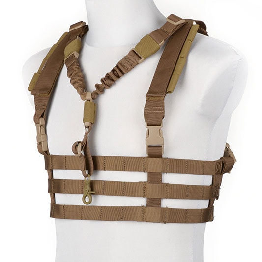 Chest Rig Emerson Low Profile taktikai mellény - Coyote Brown