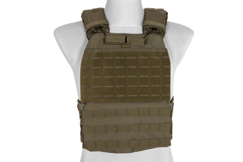 Plate Carrier molle/laser-cut taktikai mellény - Olive