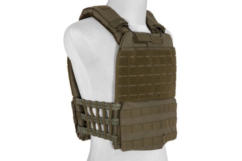 Plate Carrier molle/laser-cut taktikai mellény - Olive