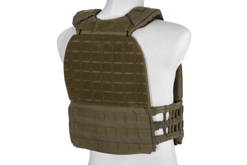 Plate Carrier molle/laser-cut taktikai mellény - Olive