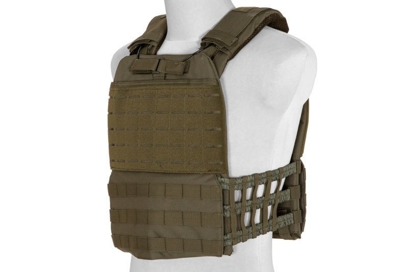 Plate Carrier molle/laser-cut taktikai mellény - Olive