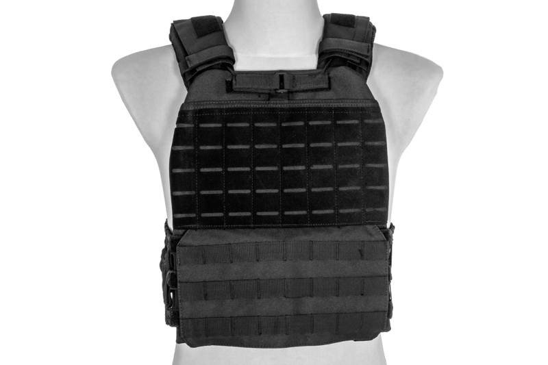 GFC tactical plate carrier molle/laser-cut taktikai mellény - Black