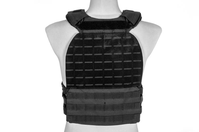 GFC tactical plate carrier molle/laser-cut taktikai mellény - Black
