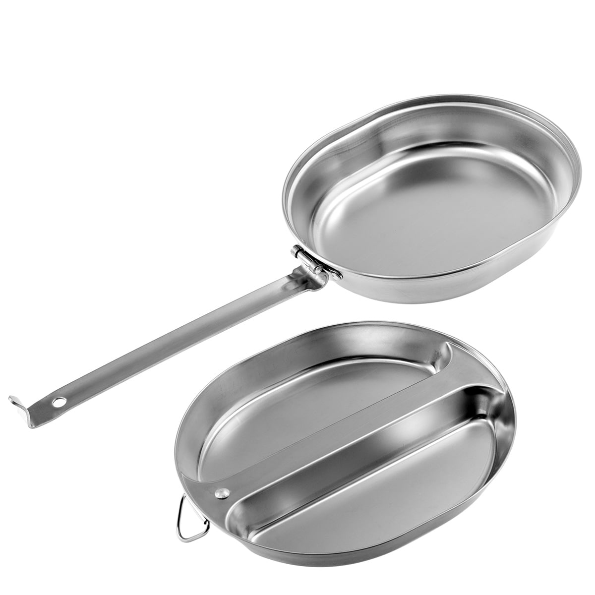 Mil-Tec 2-acél háromrészes csajka fogantyúval