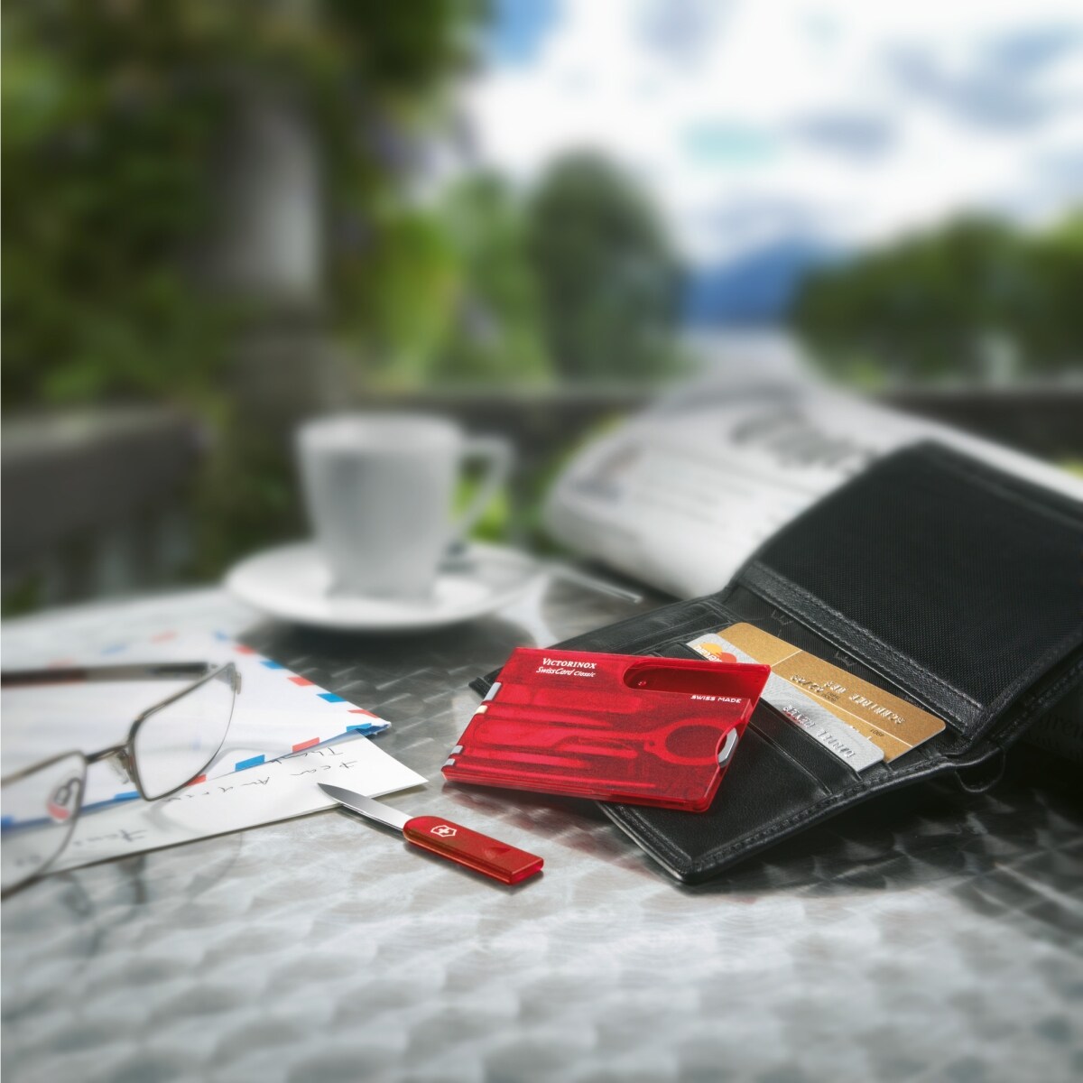 Victorinox SwissCard készlet - Red