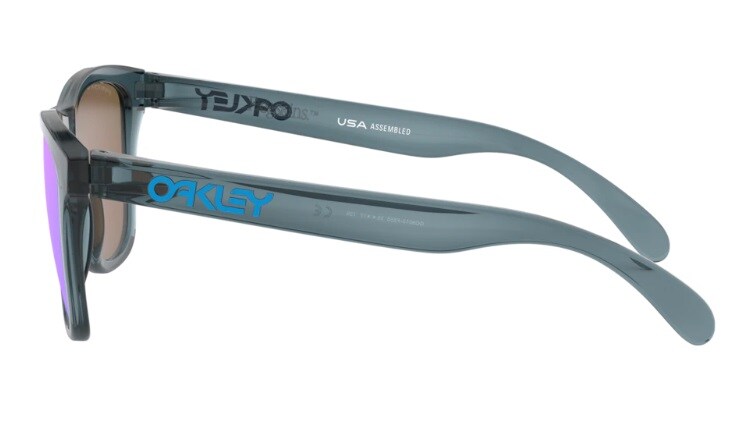 Oakley Frogskins napszemüveg - Crystal Black Prizm Sapphire Polarized