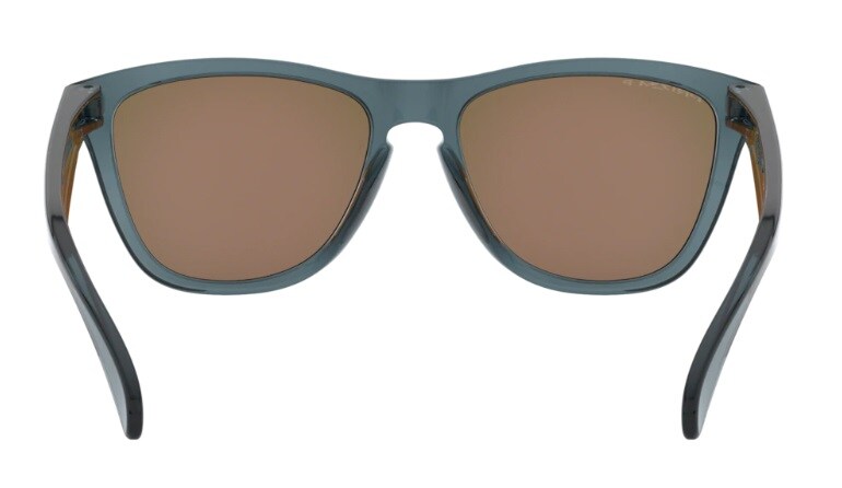 Oakley Frogskins napszemüveg - Crystal Black Prizm Sapphire Polarized
