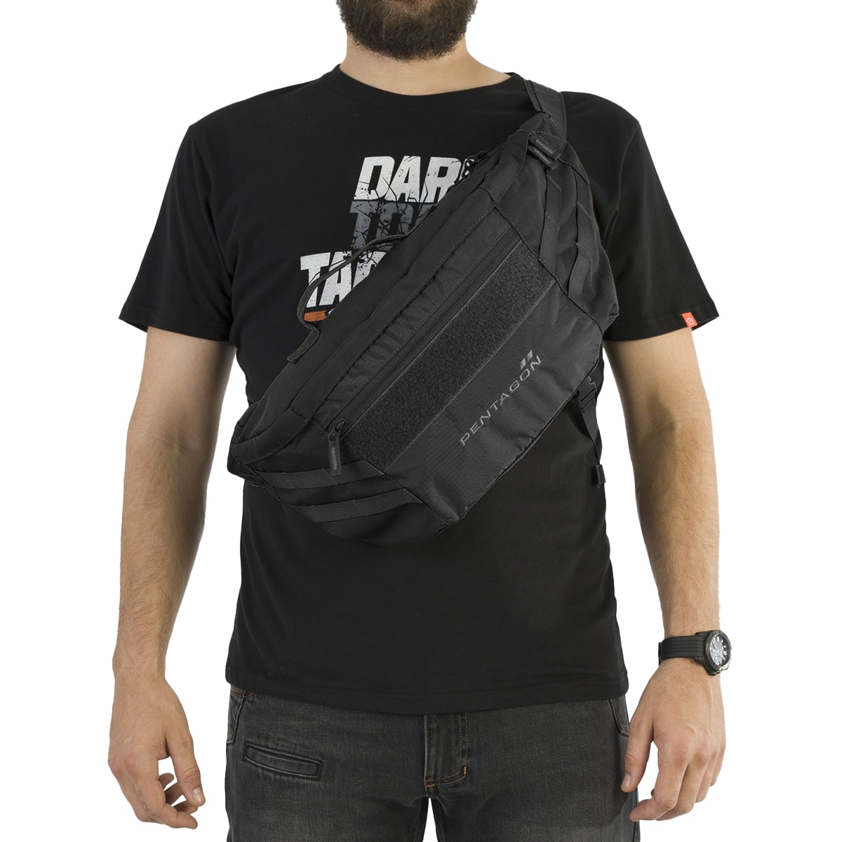 Pentagon Telamon Bag válltáska 8,5 l - Black