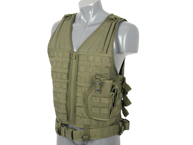 8Fields Light MOLLE taktikai mellény - olive