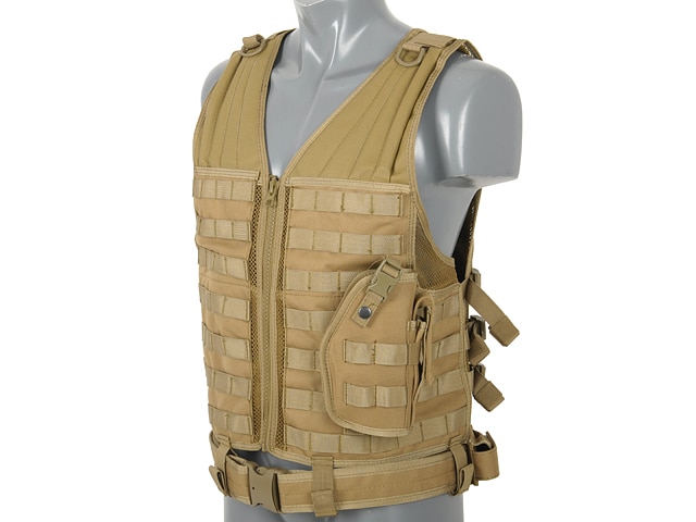 8Fields Light MOLLE taktikai mellény - coyote