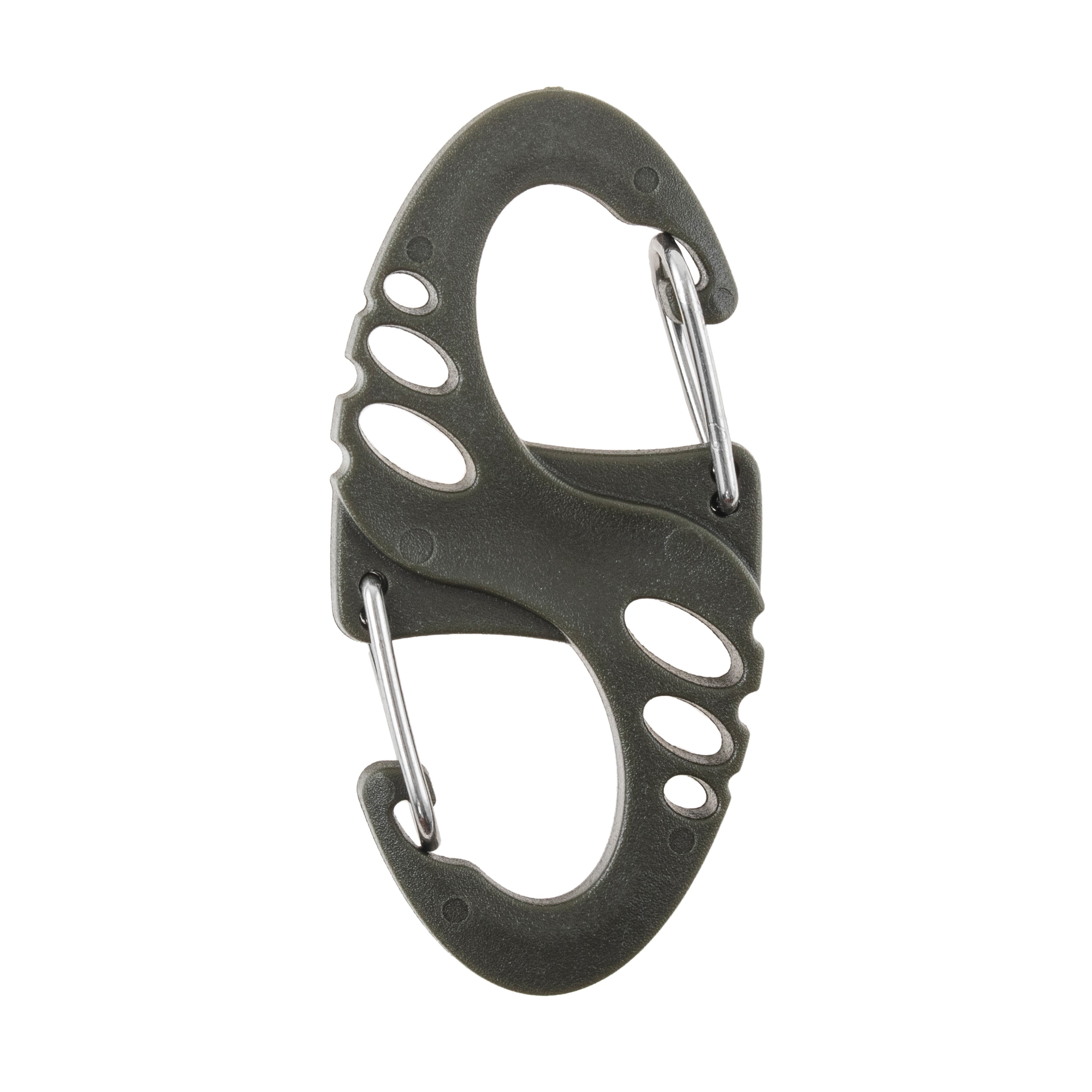 Mil-Tec S-Hook karabiner készlet Olive - 10 db