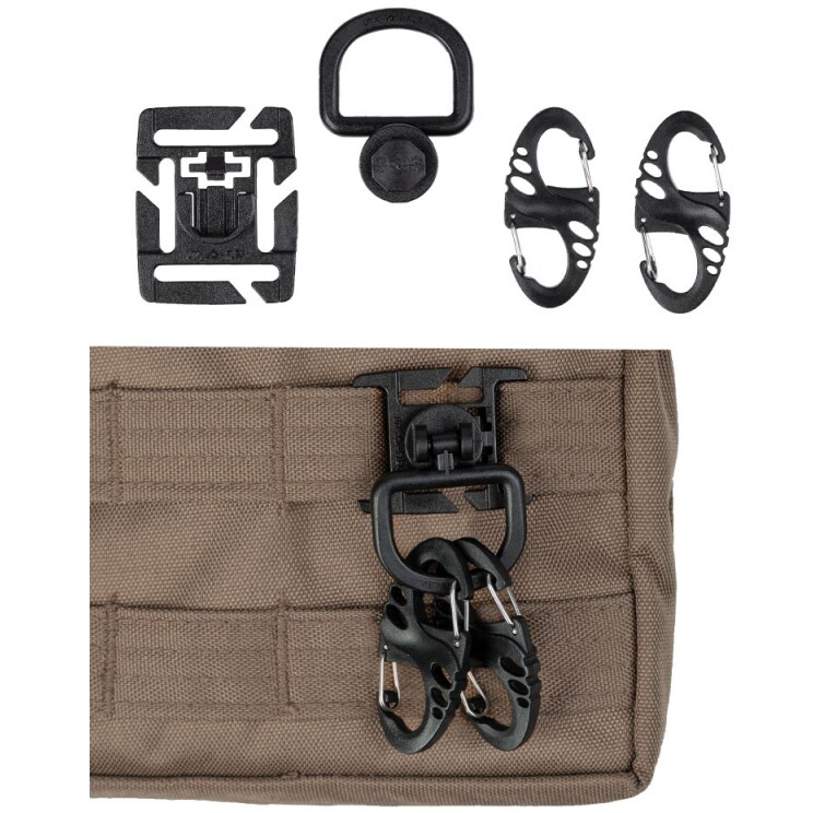 Mil-Tec Ultimate Tactical fogantyú készlet MOLLE rendszerhez - Fekete