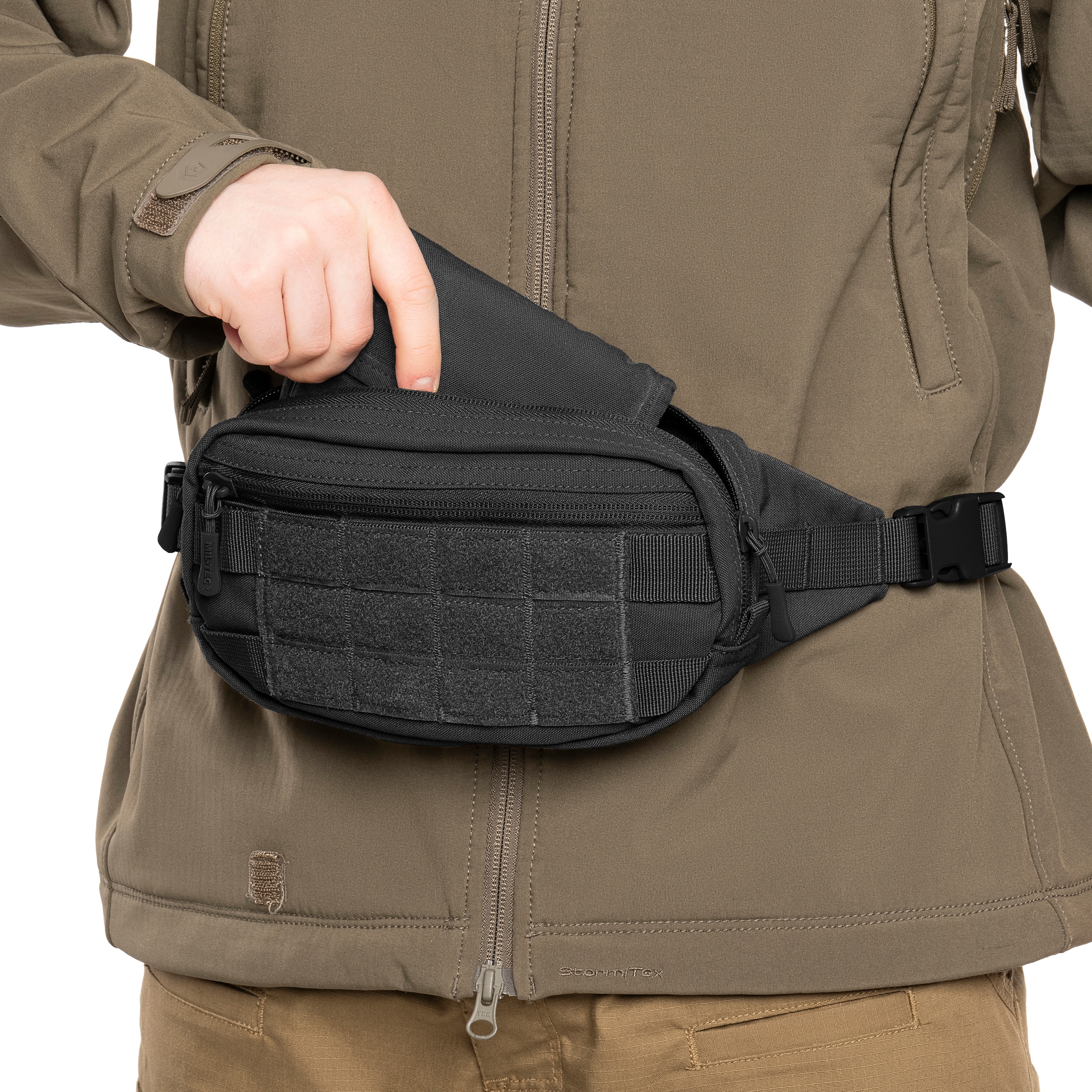 Mil-Tec Fanny Pack MOLLE övtáska - Black