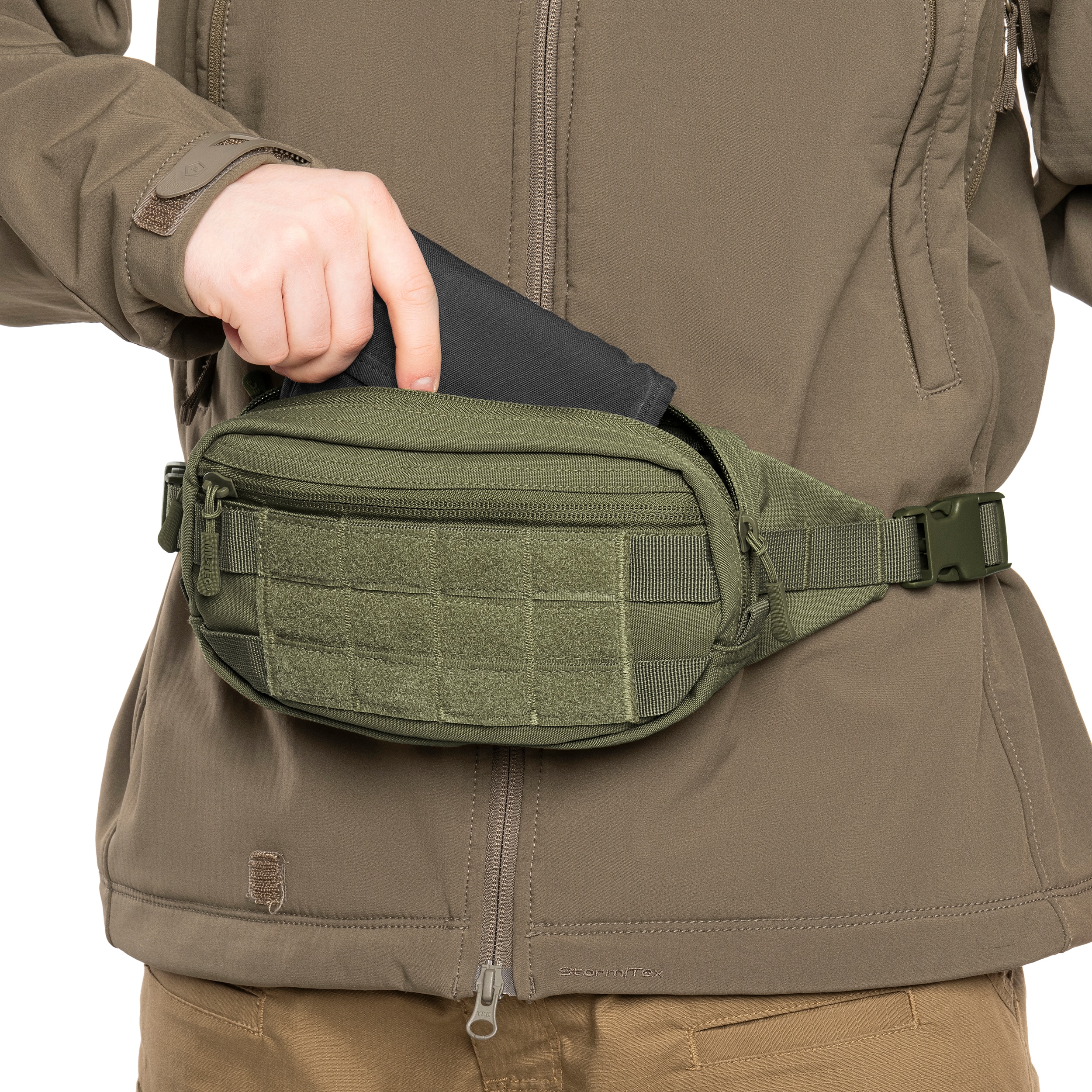 Mil-Tec Fanny Pack MOLLE övtáska - Olive