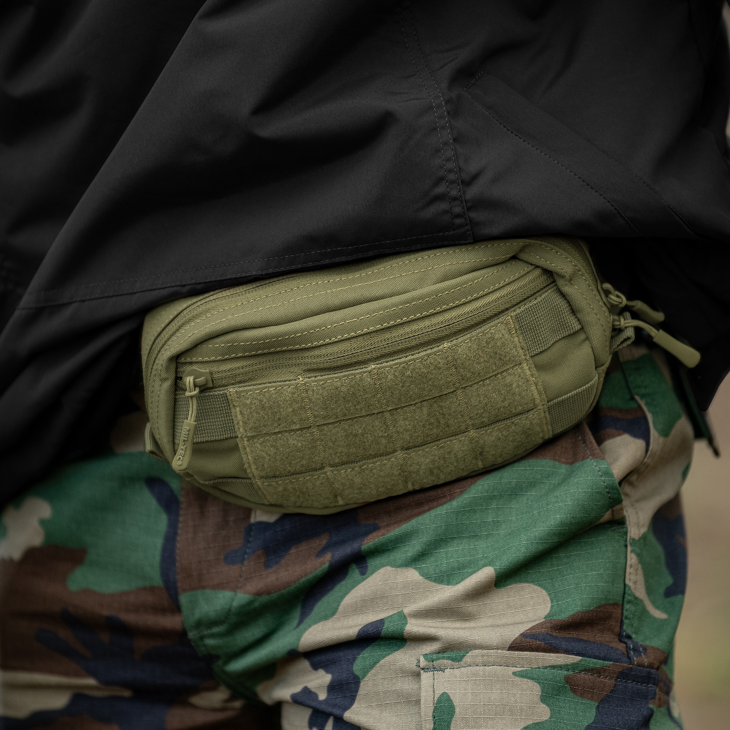 Mil-Tec Fanny Pack MOLLE övtáska - Olive