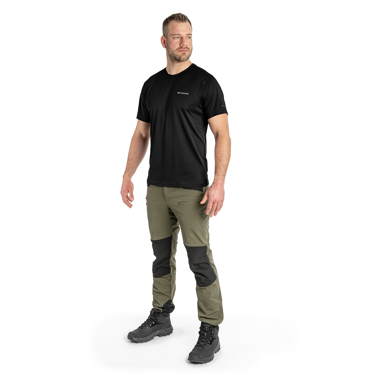 Columbia Hike Crew Short Sleeve termoaktív póló - Black