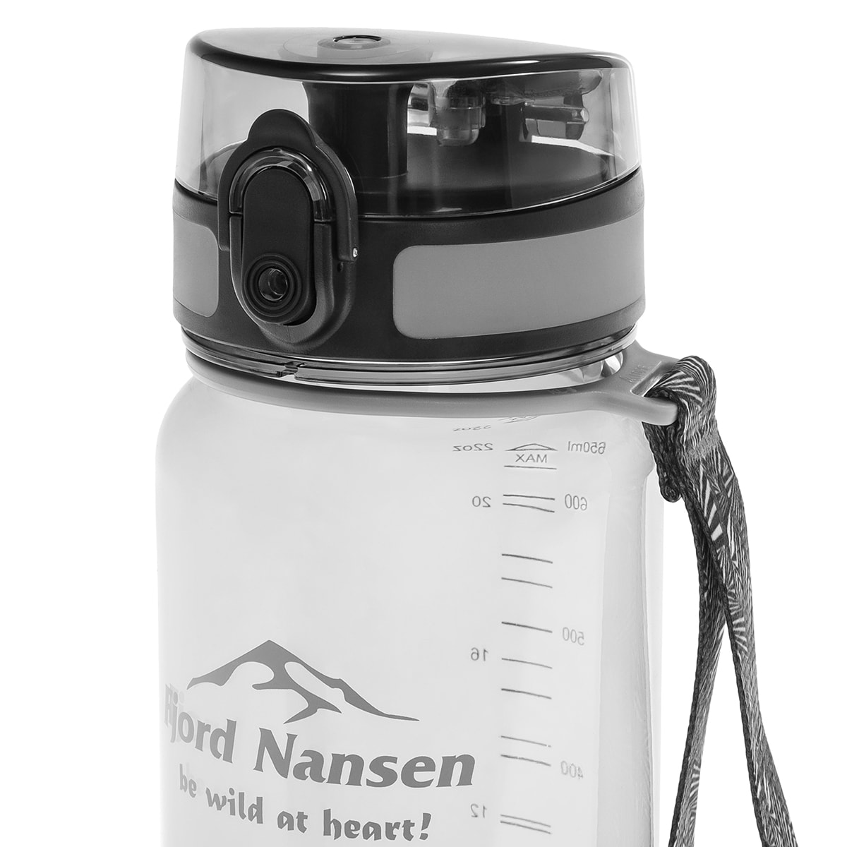 Fjord Nansen Tritan Bottle 0,65 l palack - Grey