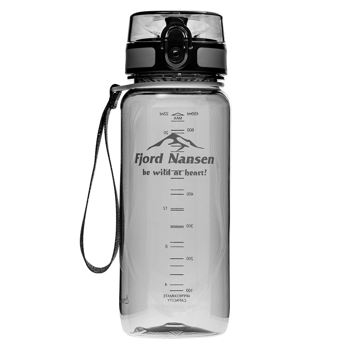 Fjord Nansen Tritan Bottle 0,65 l palack - Grey