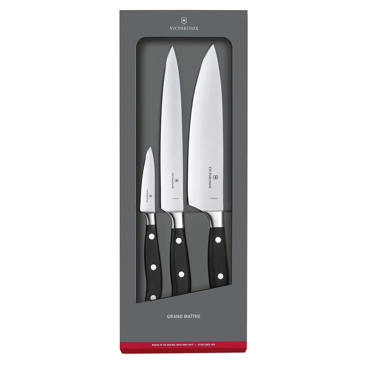 Victorinox Grand Maitre konyhakés készlet - Black