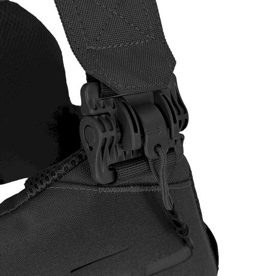 Texar Plate Carrier CPV taktikai mellény - Fekete