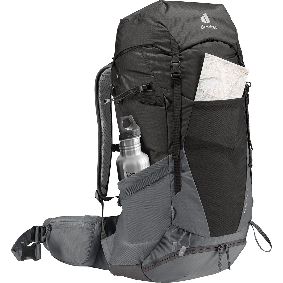 Deuter Futura Pro túrahátizsák 40 l - Black/Graphite