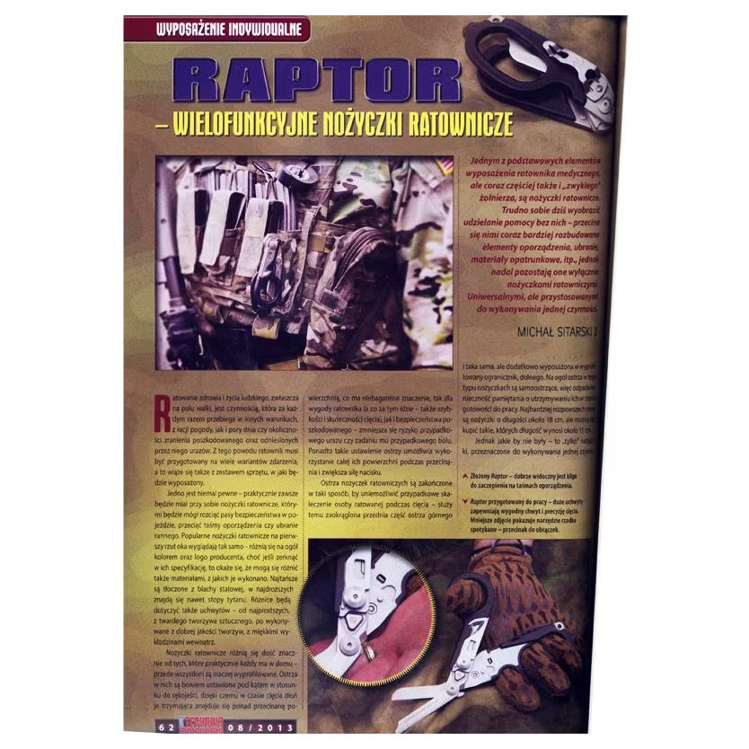 Leatherman Raptor Rescue multiszerszám tárolóval - Black