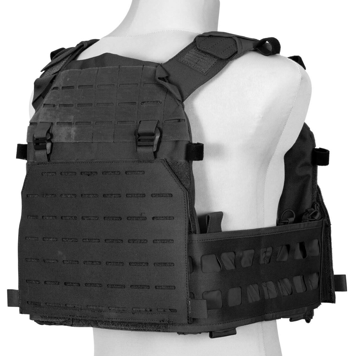 GFC Advanced Laser-Cut taktikai mellény - fekete