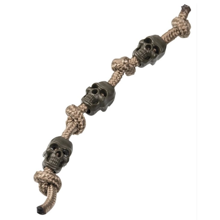 Mil-Tec Skull zsinórzár 10 db - Olive