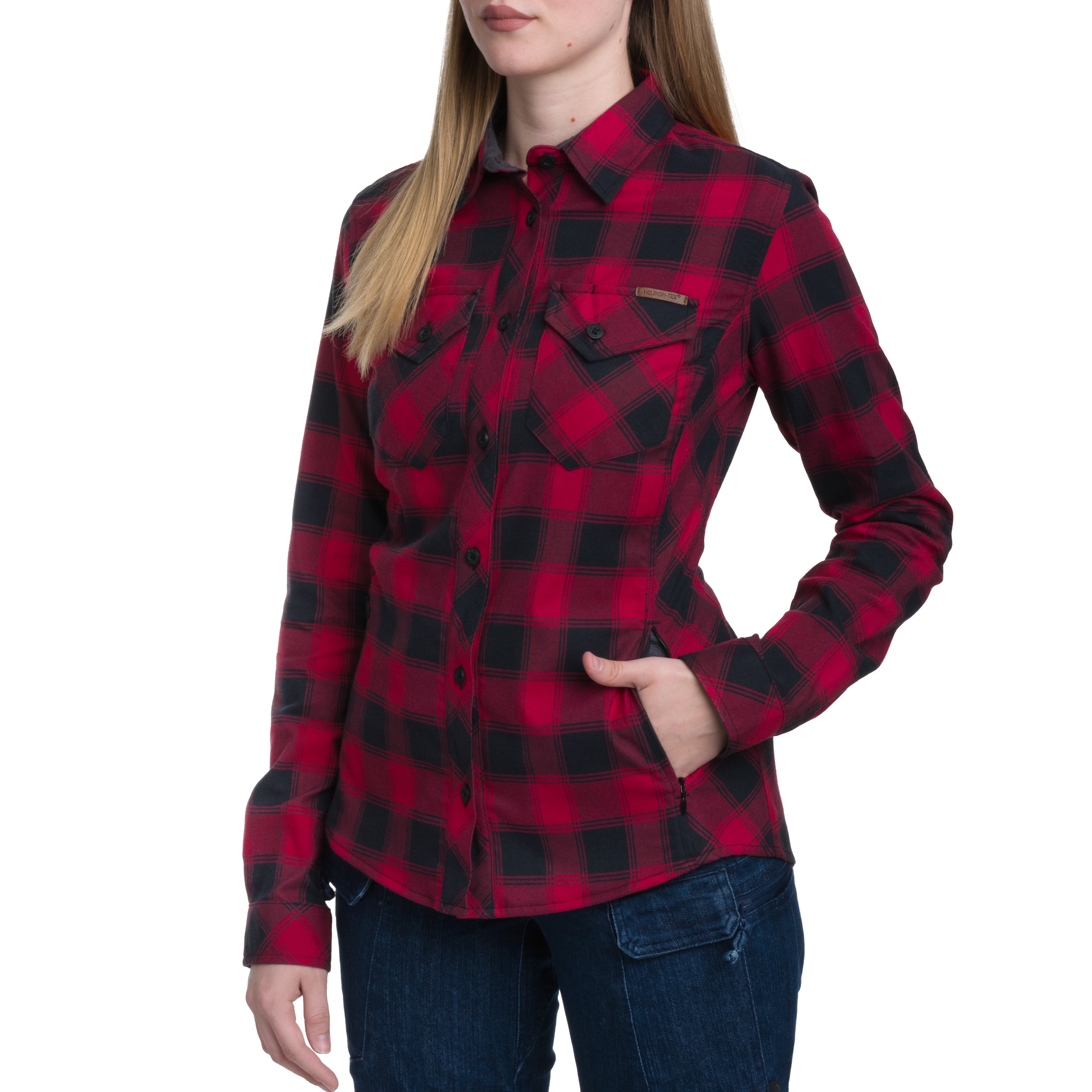 Helikon Marigold női ing - Coral Crimson Checkered