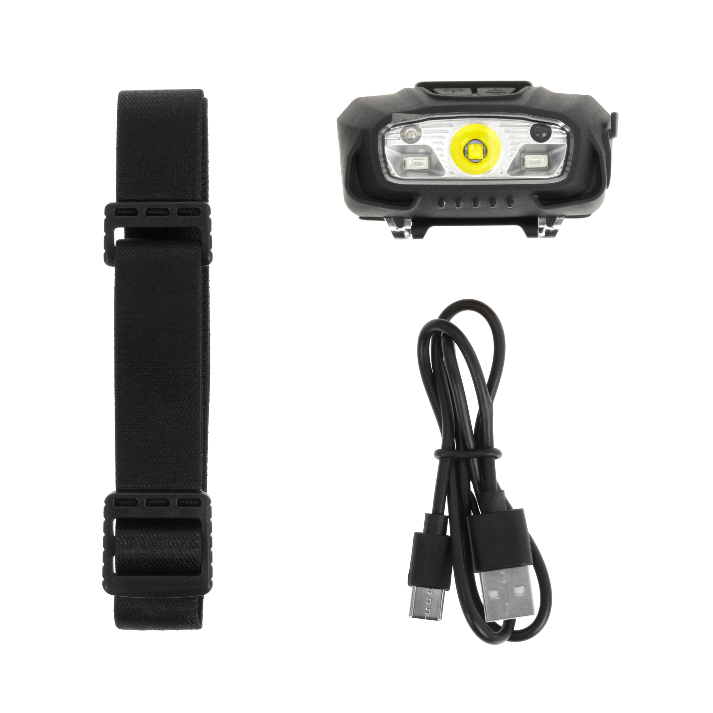 Mil-Tec GC220 Black fejlámpa - 220 lumen