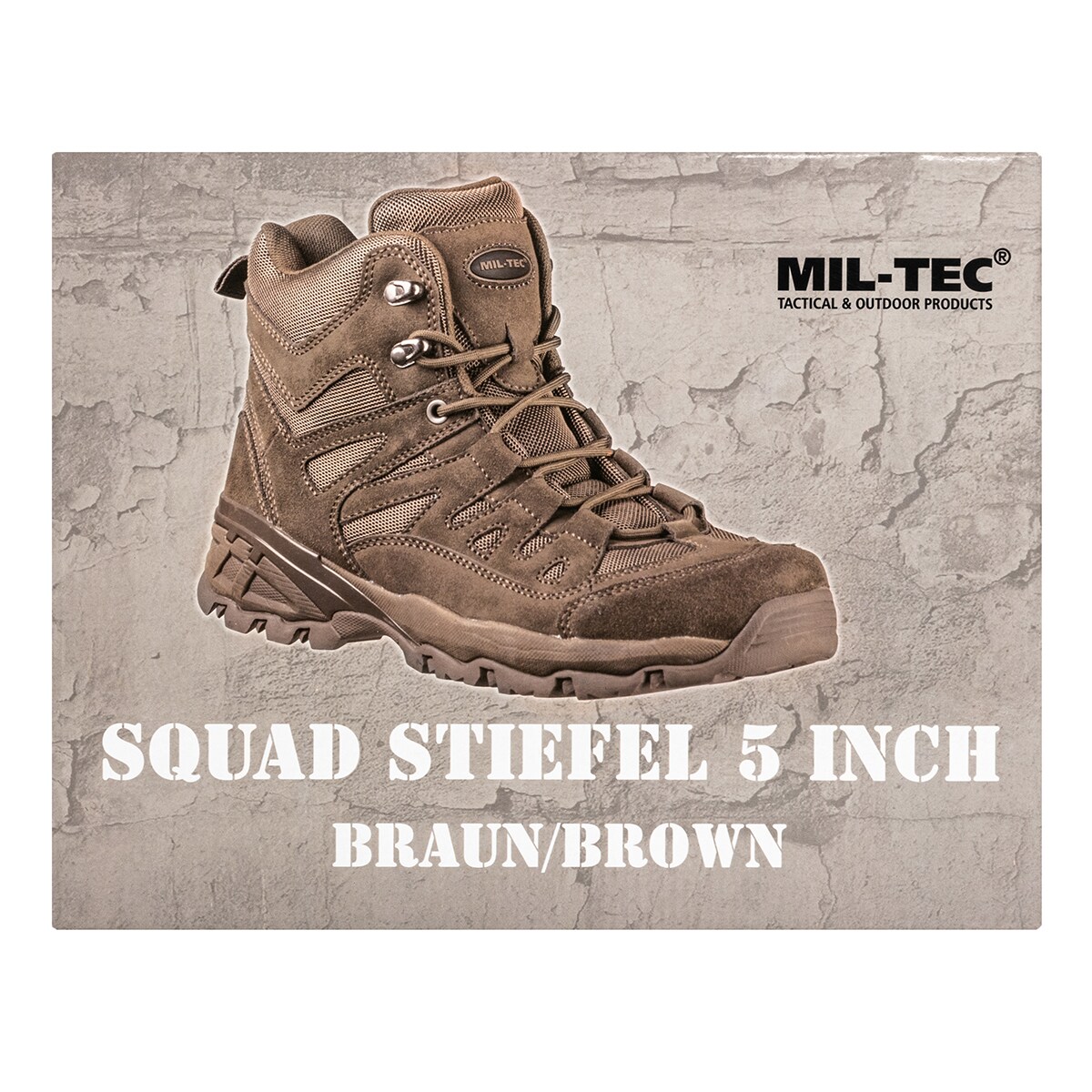 Mil-Tec Teesar Squad 5'' bakancs - Brown