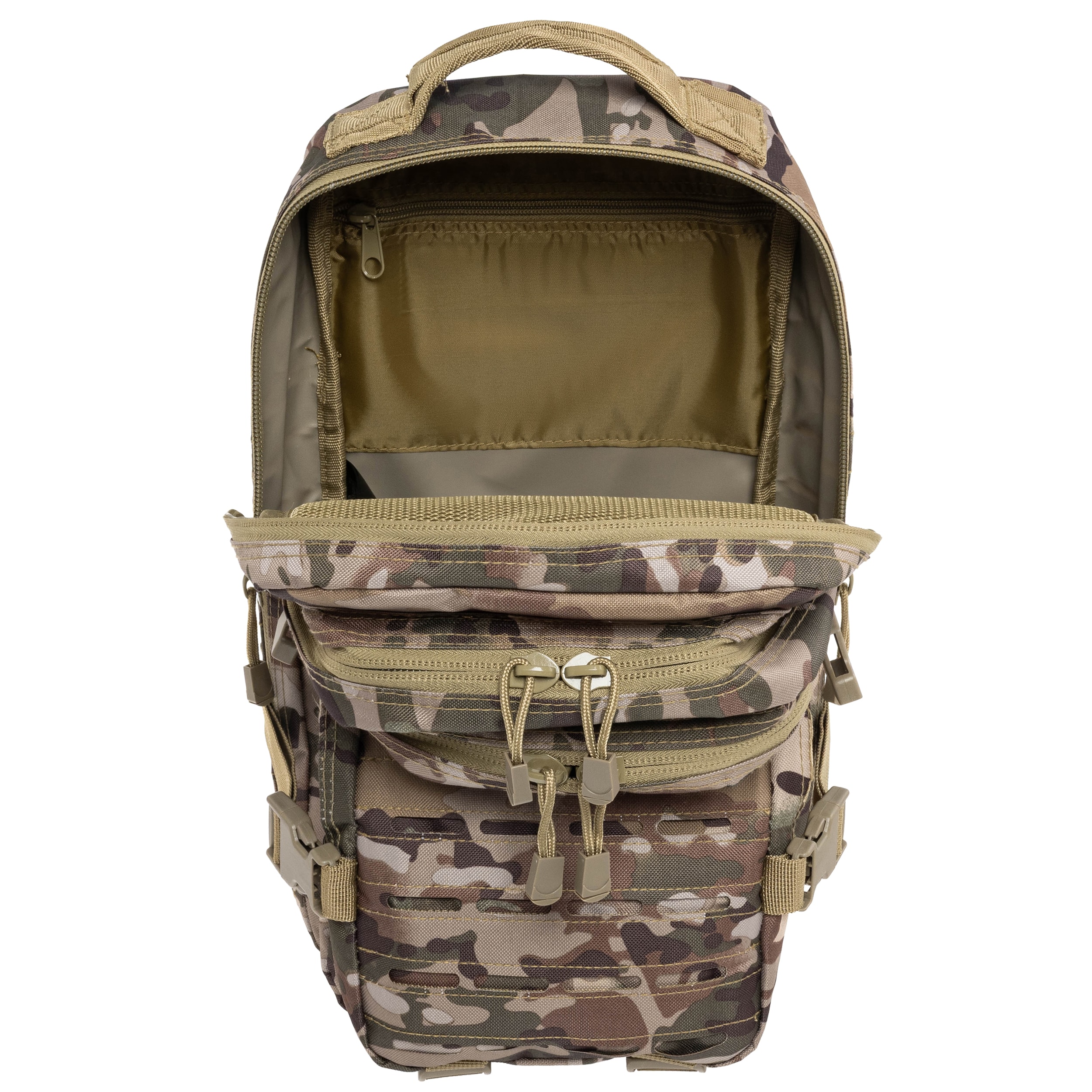 Brandit US Cooper Lasercut hátizsák 25 l - Arid MC Camo