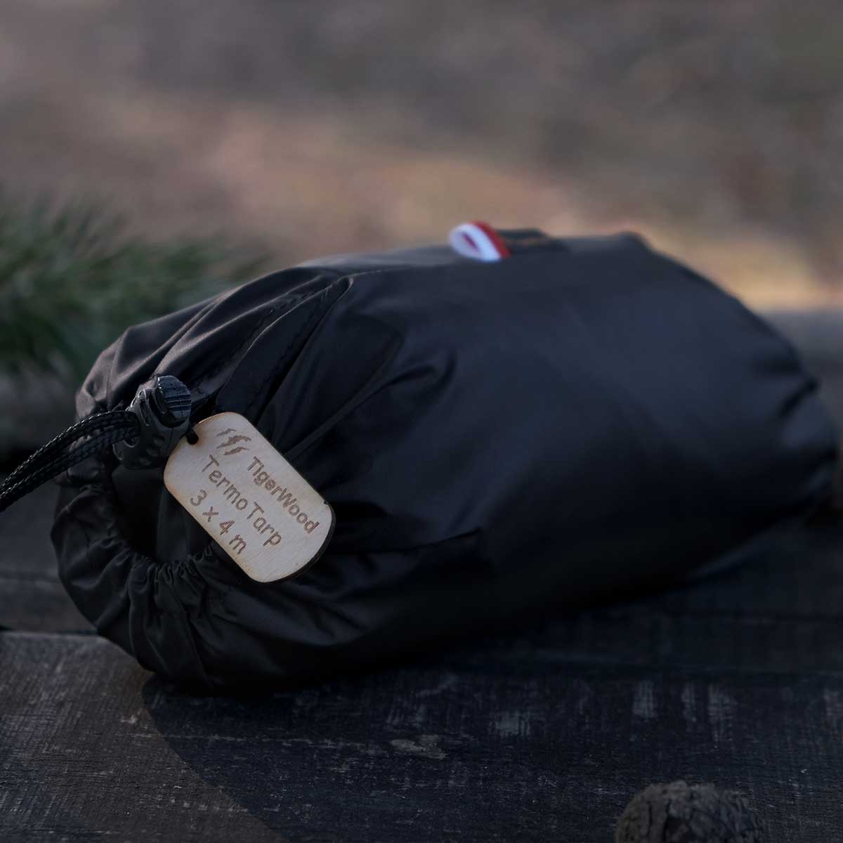 TigerWood Termo Tarp túraponyva 3 x 4 m - Black