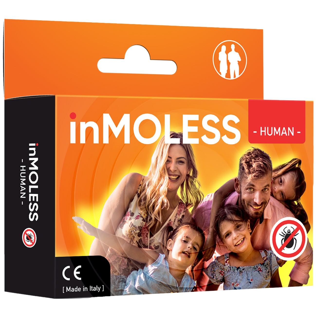 inMOLESS ultrahangos kullancsriasztó embereknek - Black