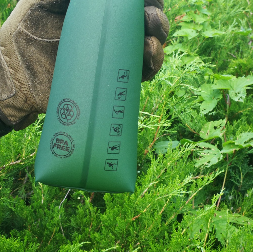 M-Tac Softflask összecsukható kulacs 500 ml - Olive