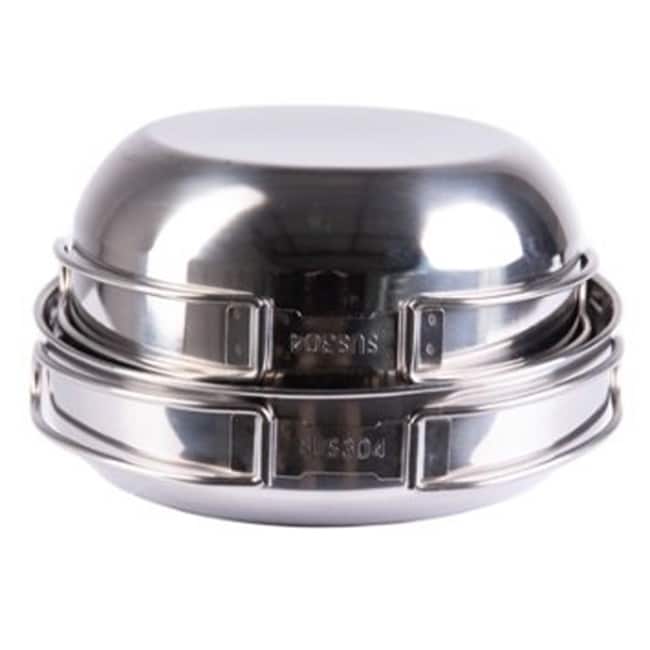 Mil-Tec Stainless Steel Cook Set edénykészlet - 4 elem