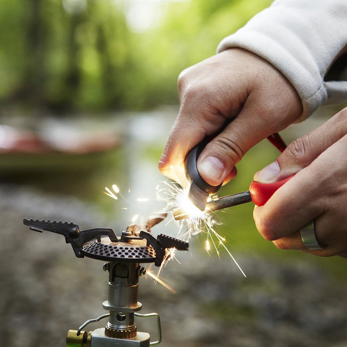 Light My Fire FireLighting Kit Bio tűzszerszám készlet - Hazyblue/Rustyorange