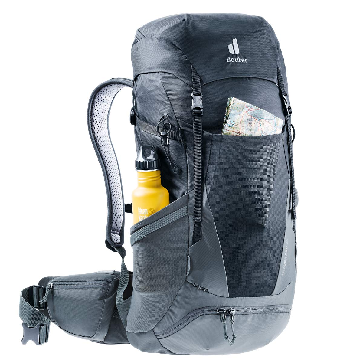 Deuter Futura Pro hátizsák 36 l - Black-Graphite